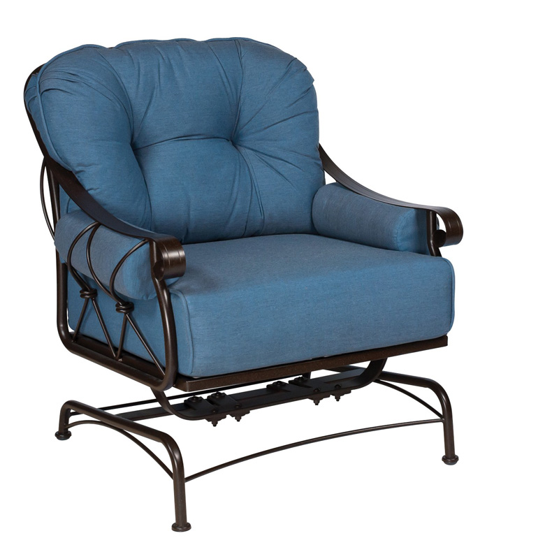 Woodard 4T0265 Derby Spring Lounge Chair with Cushions and Bolsters