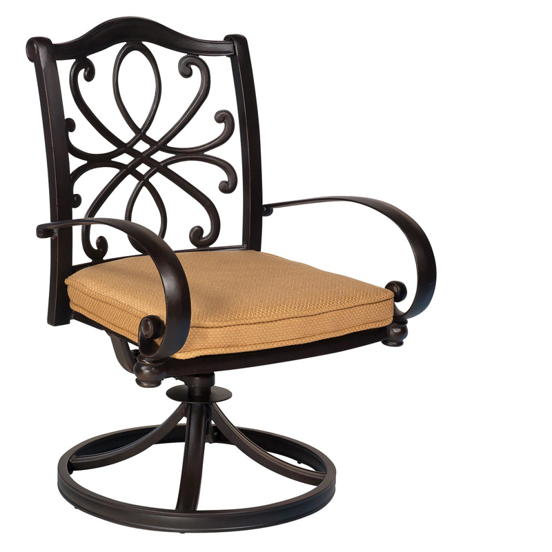 Woodard 7Z0472 Holland Swivel Rocking Dining Chair