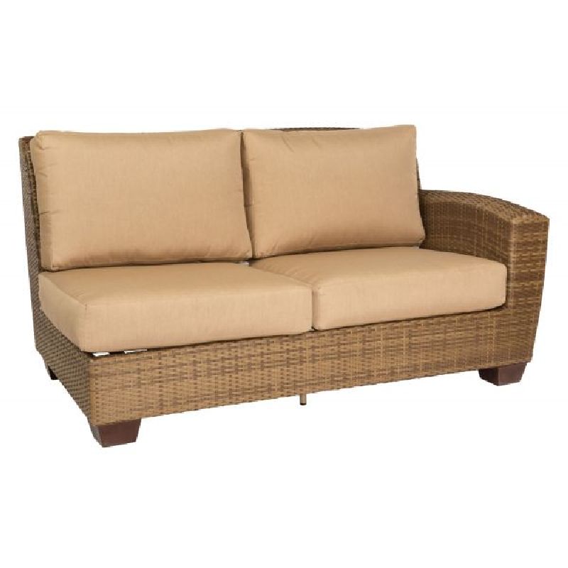 Woodard S523021R Saddleback Right Arm Facing Love Seat Sectional