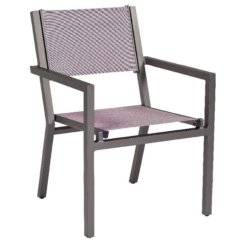 Woodard 570417 Palm Coast Sling Dining Armchair Stackable