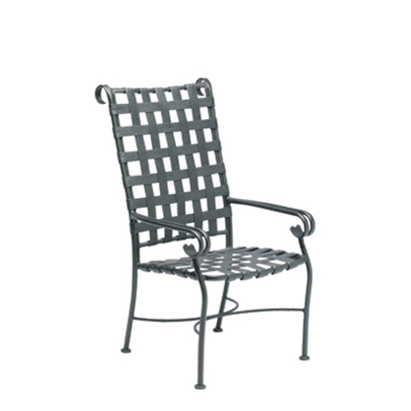 Woodard 160425 Ramsgate High-Back Dining Arm Chair