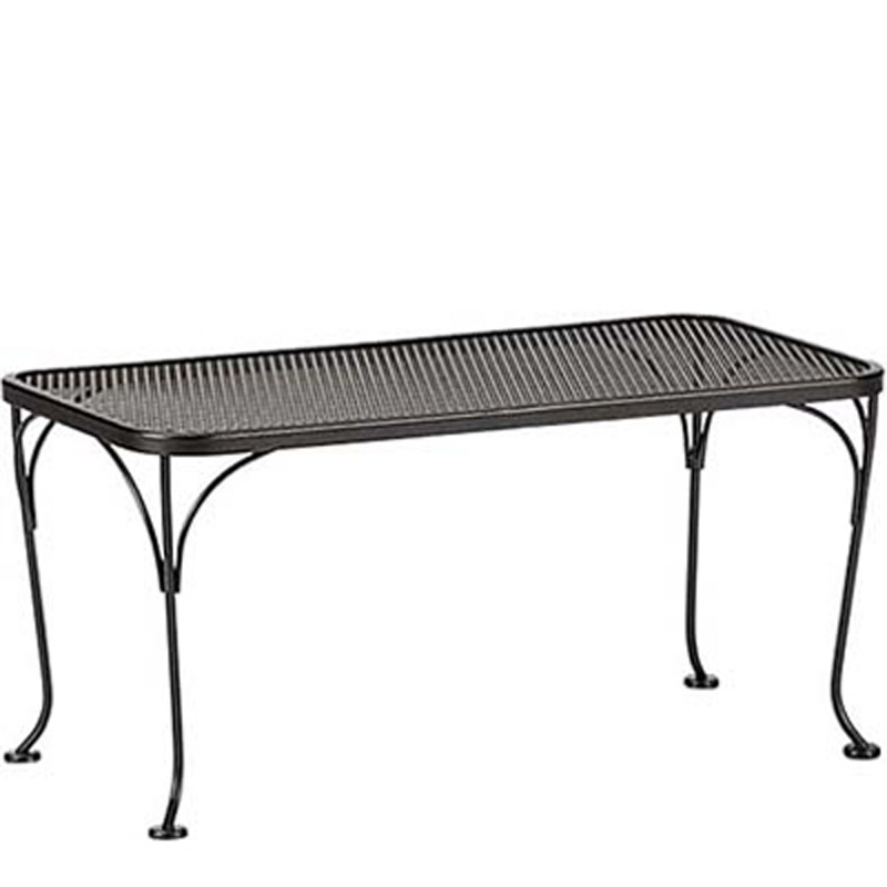 Woodard 190041 Tables-and-Accessories Tables and Accessories 18 inch x 36 inch Rectangular Coffee Table