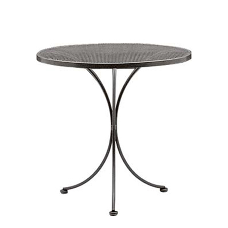 Woodard 190134 Dining Tables And Bases Mesh Top Set-Up30 inch Round Bistro Table
