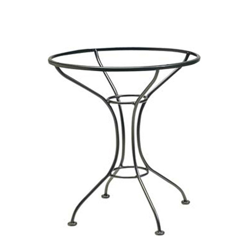 Woodard 190151 Dining Tables And Bases Wrought Iron Bistro Table - Base Only
