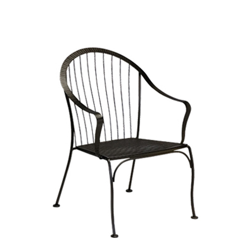 Woodard 1N0010 Easton Barrel Chair - Stackable
