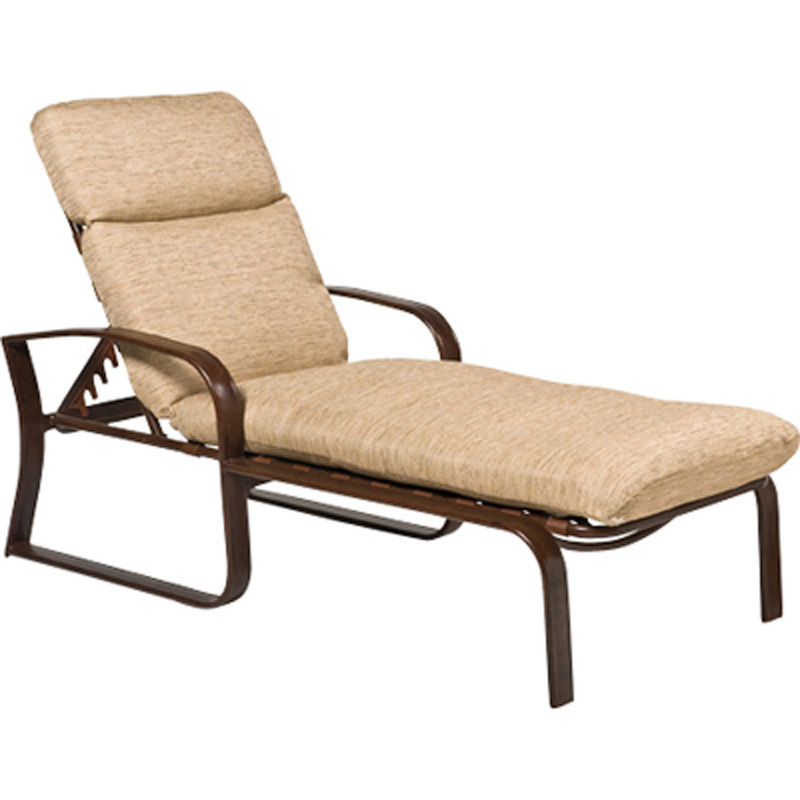 Woodard 2E0470 Cayman Isle Cushion Adjustable Chaise Lounge