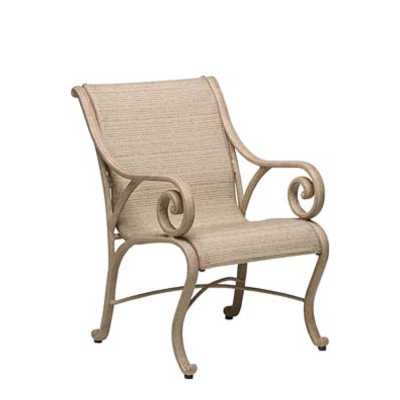 Woodard 31166S Riviera Sling Dining Arm Chair