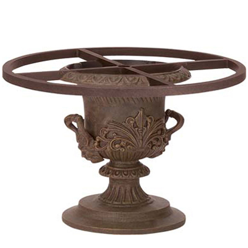 Woodard 32006U TOP and TABLE BASE MATRIX Cast Hamburgo Pedestal Table Base - for use with 48 inch Round Tops