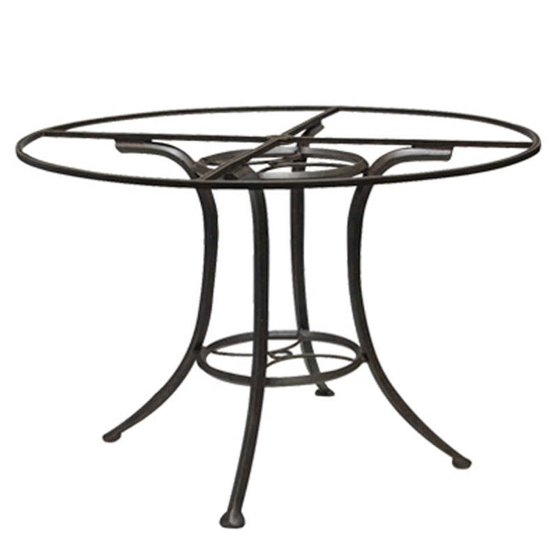 Woodard 32224BKT TOP and TABLE BASE MATRIX Universal Gathering Table Base - for use with 60 inch and 63 inch Tops