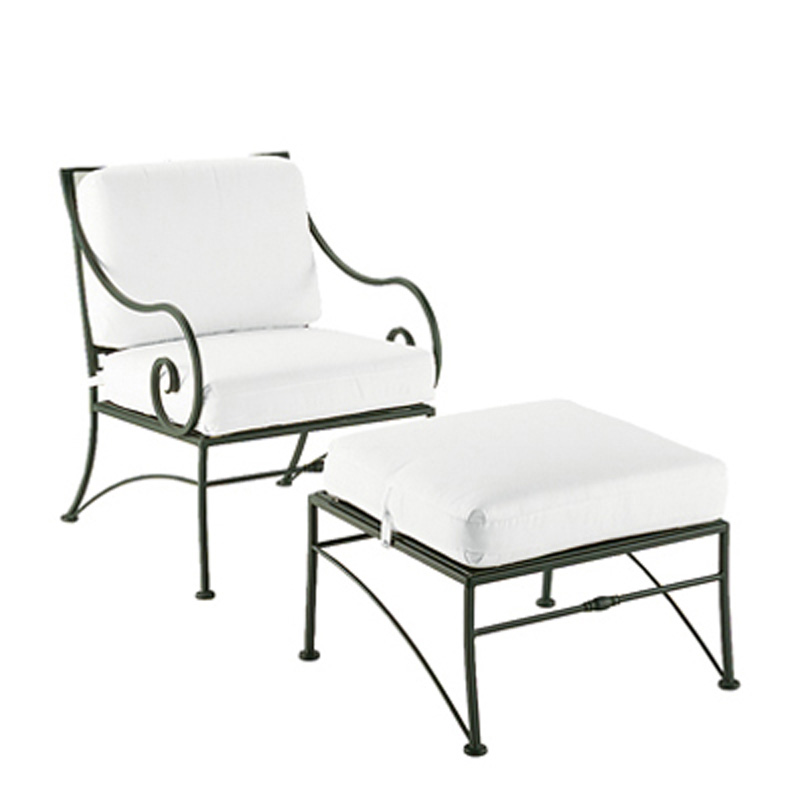 Woodard 3C0006 Sheffield Lounge Chair with Cushions