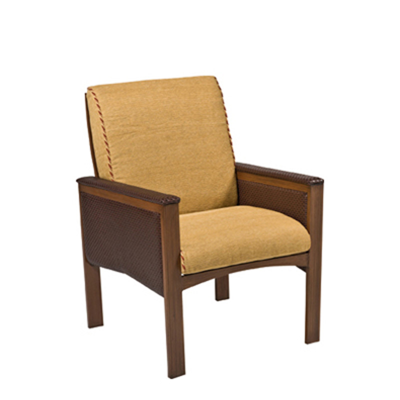 Woodard 3J0401 Manhattan Dining Arm Chair - with Side Panel