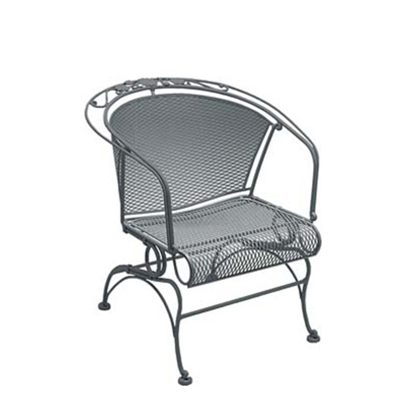 Woodard 400088 Briarwood Coil Spring Barrel Chair