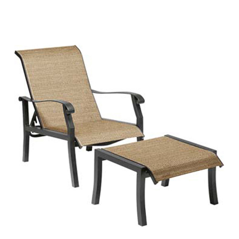 Woodard 42H435 Cortland Sling Adjustable Lounge Chair