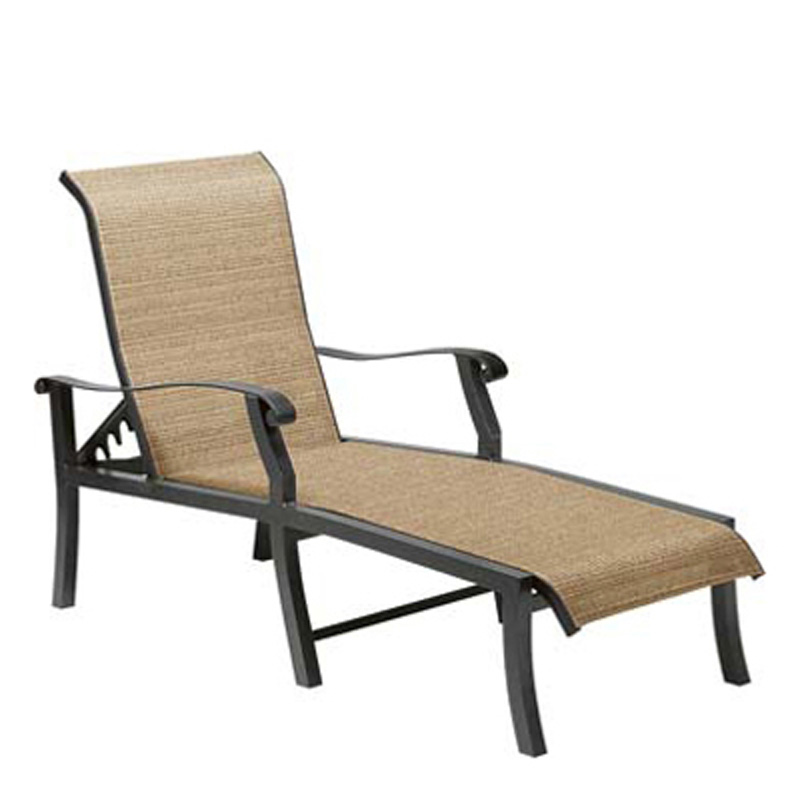 Woodard 42H470 Cortland Sling Adjustable Chaise Lounge