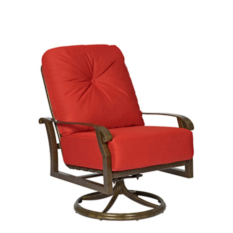 Woodard 4Z0477 Cortland Cushion Swivel Rocking Lounge Chair