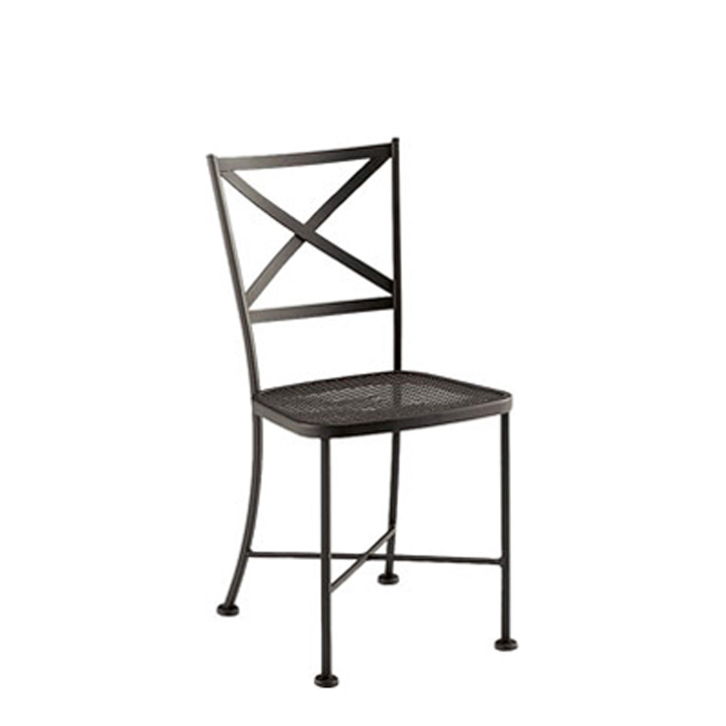 Woodard 5C0302 Bistro Collections GenoaSide Chair - Mesh Seat