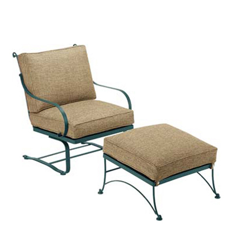 Woodard 5N0065 Verona Spring Lounge Chair with Cushions