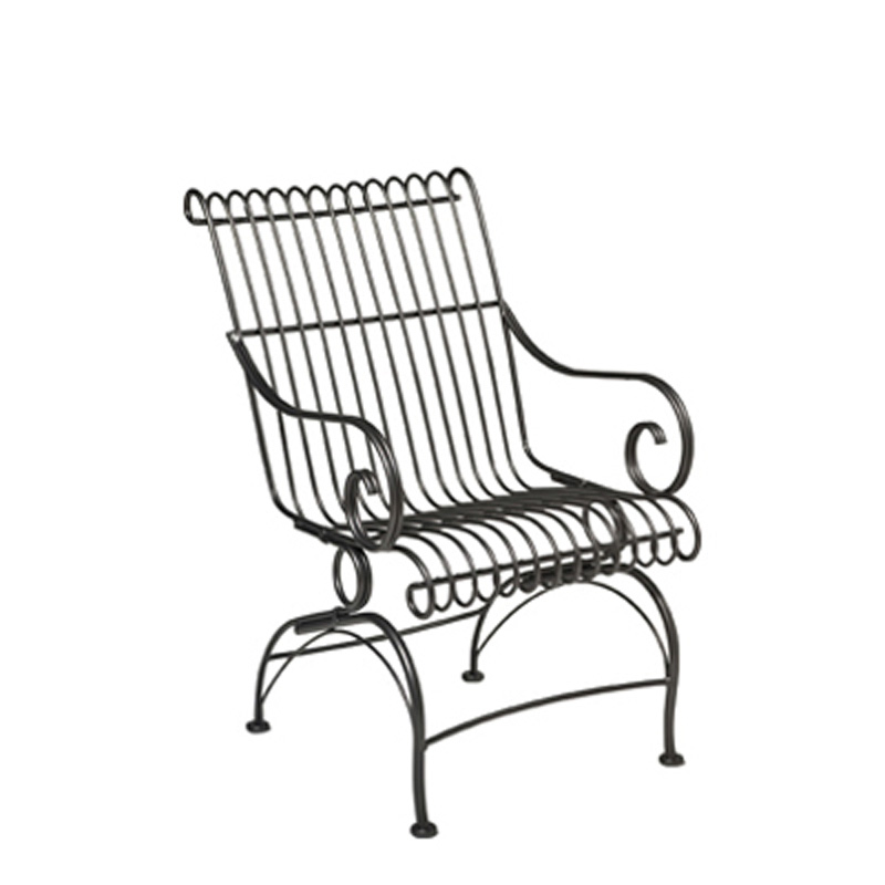 Woodard 790066 Terrace Coil Spring Dining Chair