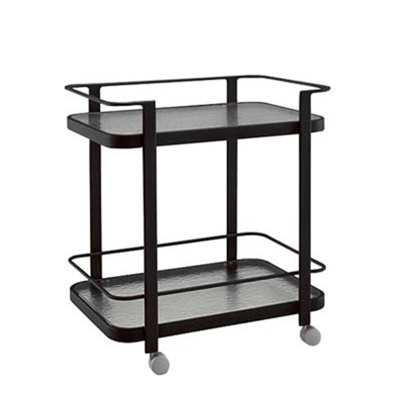 Woodard 826125W Tables-Accessories-and-Bases Tables Accessories and Bases Deluxe Tea Cart