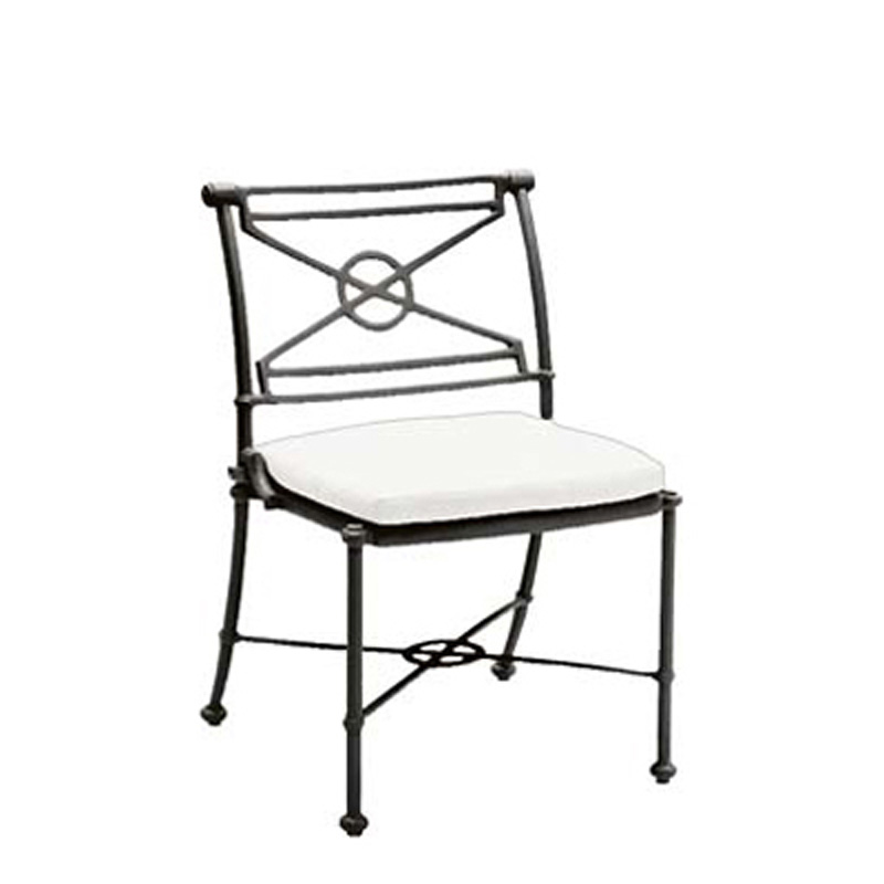 Woodard 850312 Delphi Dining Side Chair - Attached Cushion