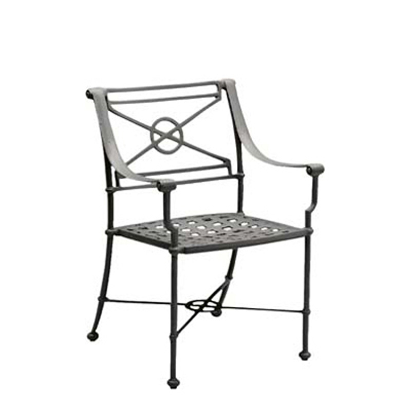Woodard 850410 Delphi Dining Arm Chair - without Cushion
