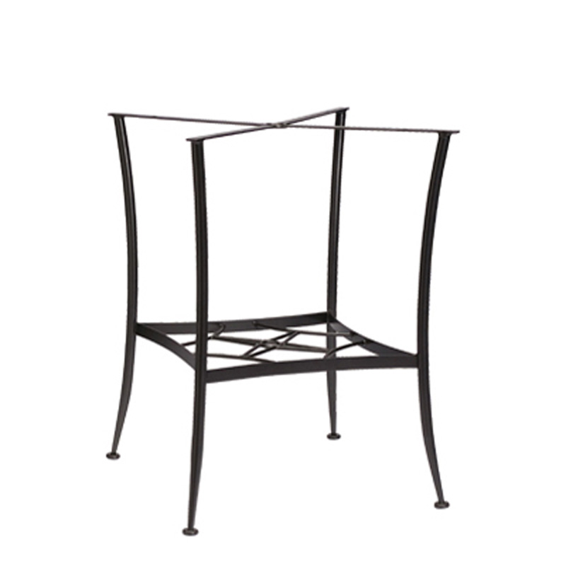 Woodard 884100 Dining Tables And Bases Wrought Iron Bar-Height Dining Table - Base Only