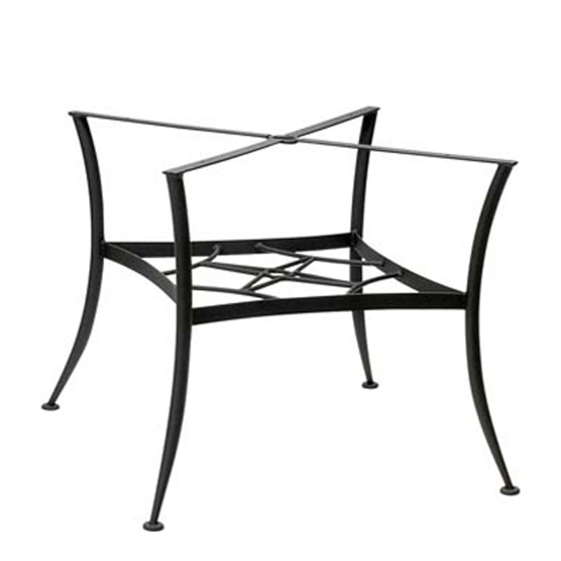 Woodard 885400 Dining Tables And Bases Wrought Iron Dining Table - Base Only