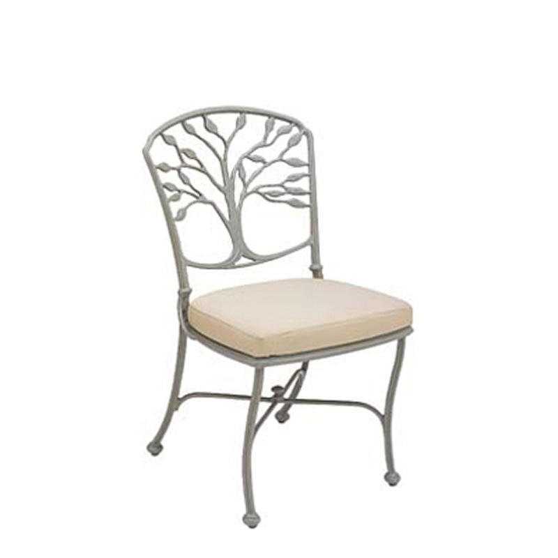 Woodard 8F0402 Heritage Dining Side Chair - Loose Cushion