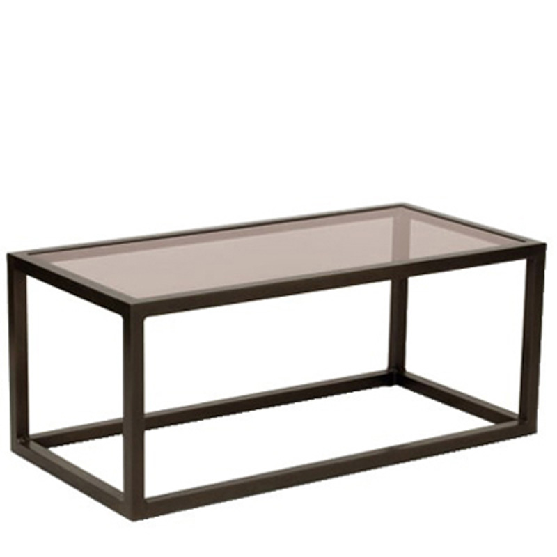 Woodard 3Z0443RZ Salona Coffee Table | Bronze Glass