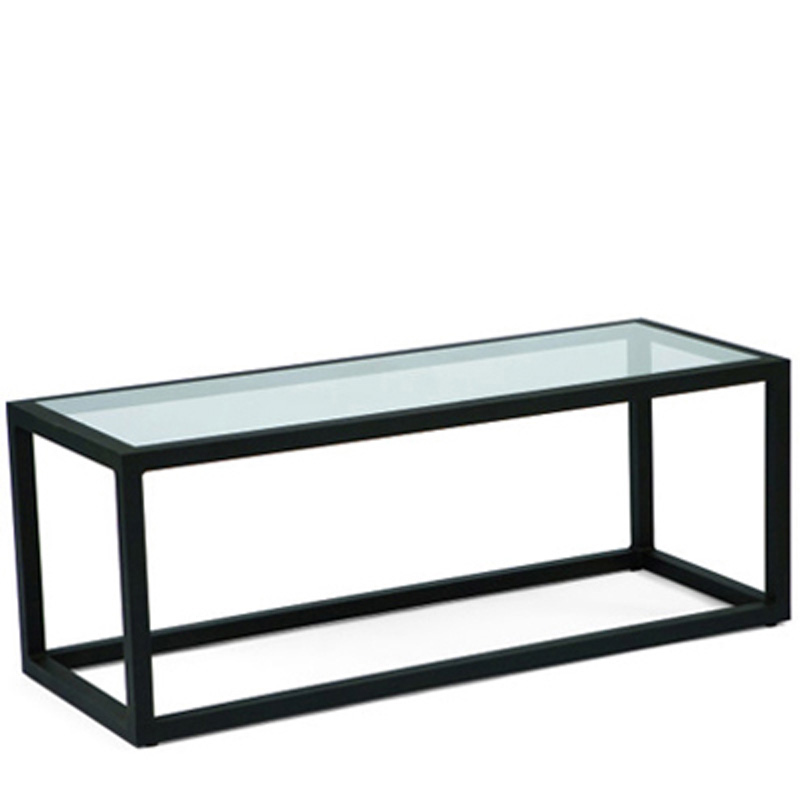 Woodard 3Z0443SM Salona Coffee Table | Smoked Glass