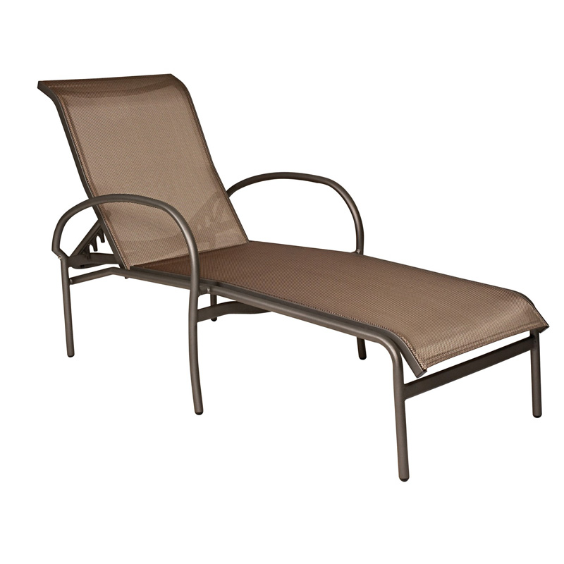 Woodard 6A0470 Rivington Adjustable Chaise Lounge Stackable
