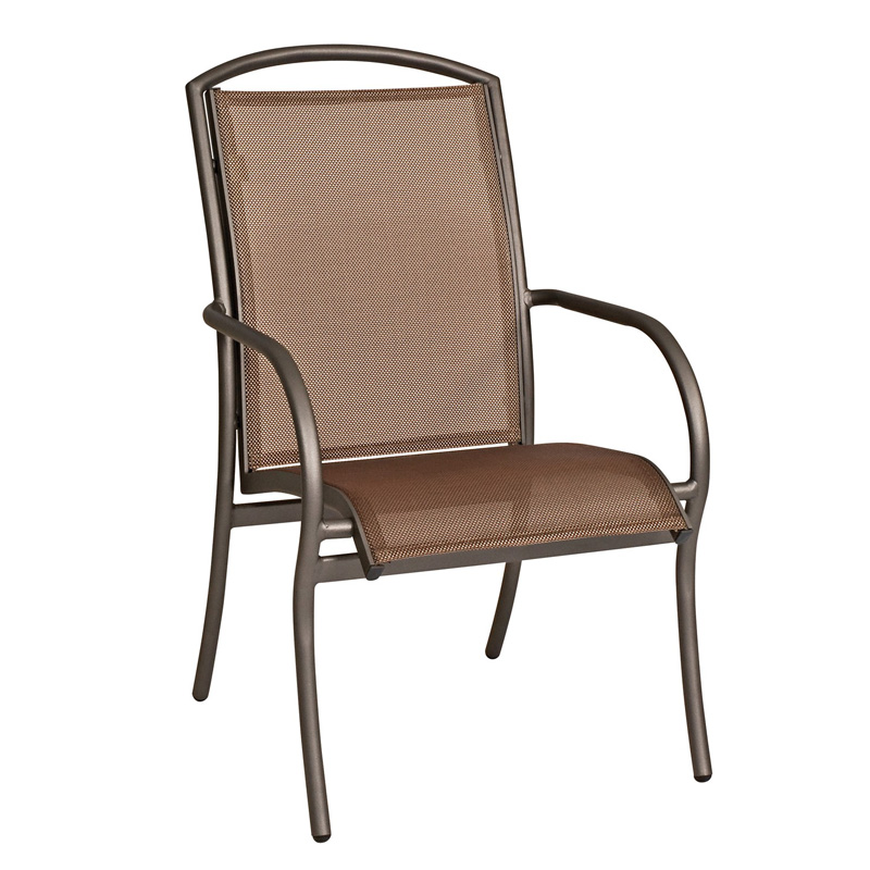 Woodard 6A0417 Rivington Dining Arm Chair Stackable