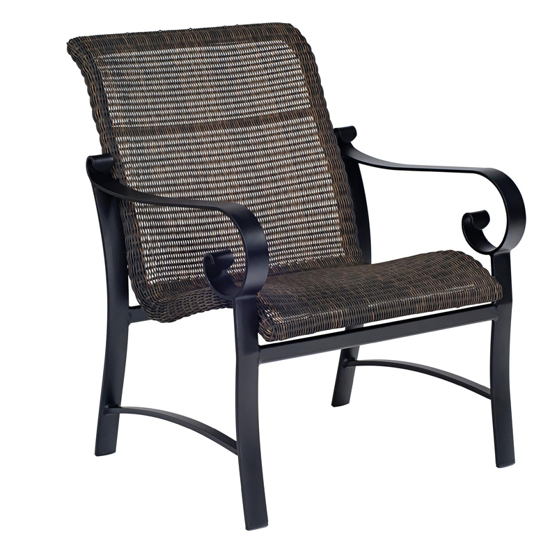 Woodard 5J0406 Belden Round Weave Lounge Chair
