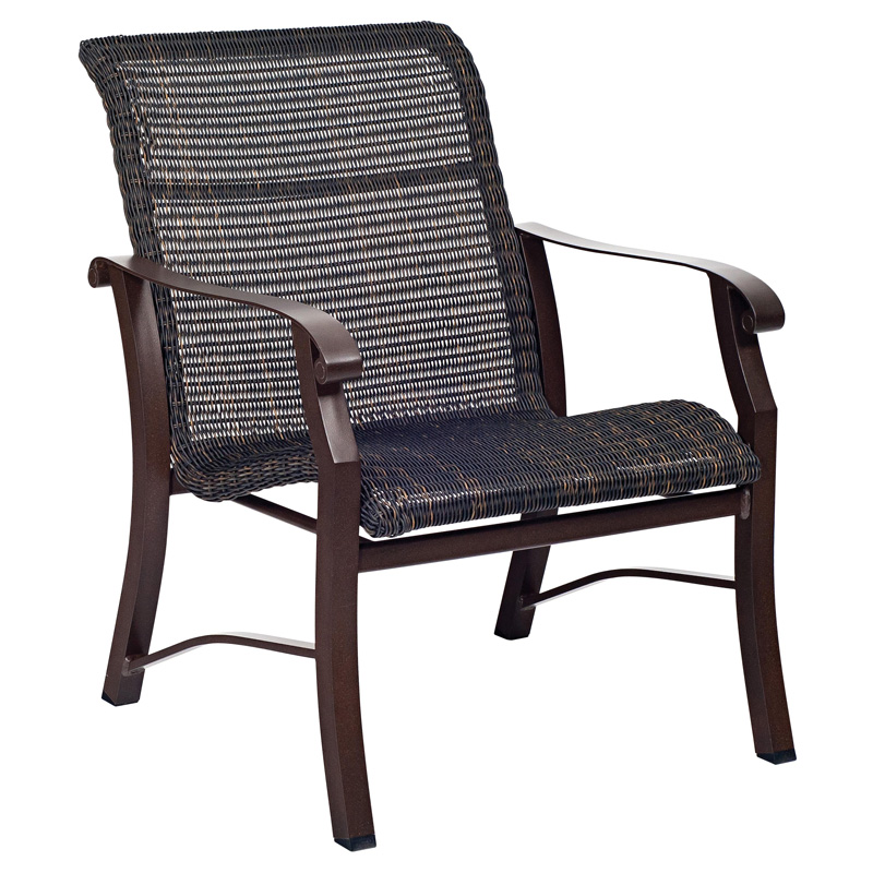 Woodard 5V0406 Cortland Round Weave Lounge Chair