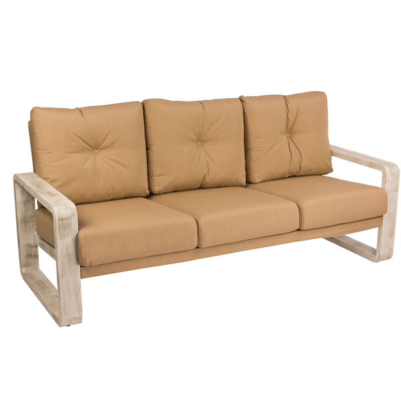 Woodard 7D0820 Vale Sofa with Upholsterted Back