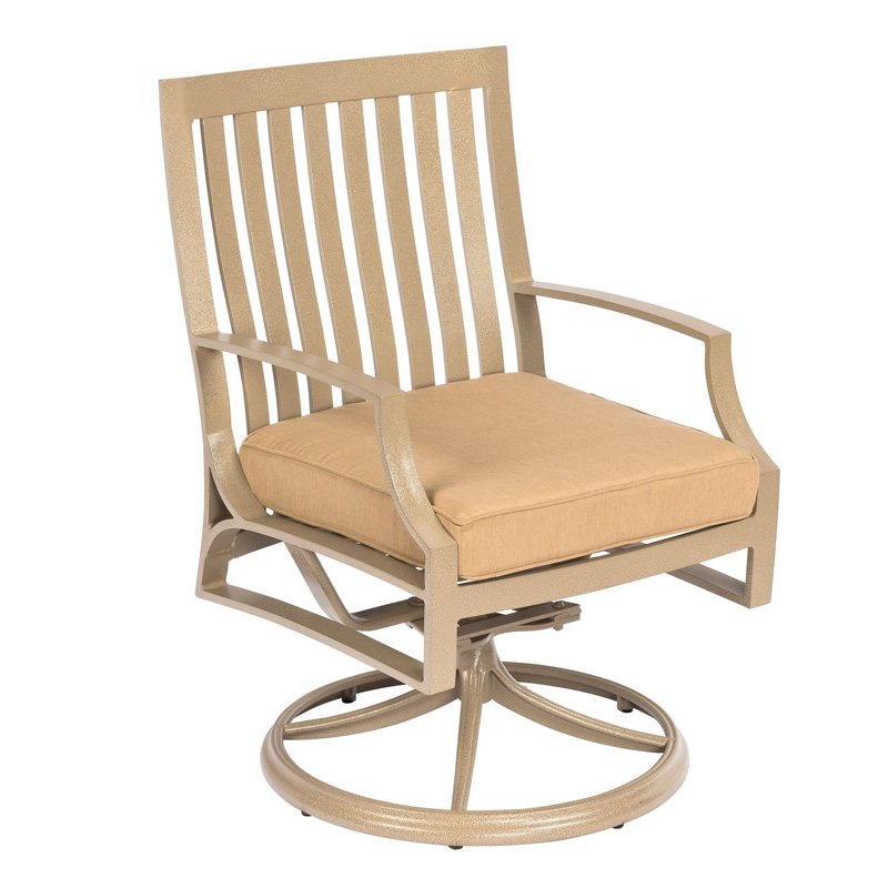Woodard 1X0472 Seal Cove Swivel Dining Arm Chair