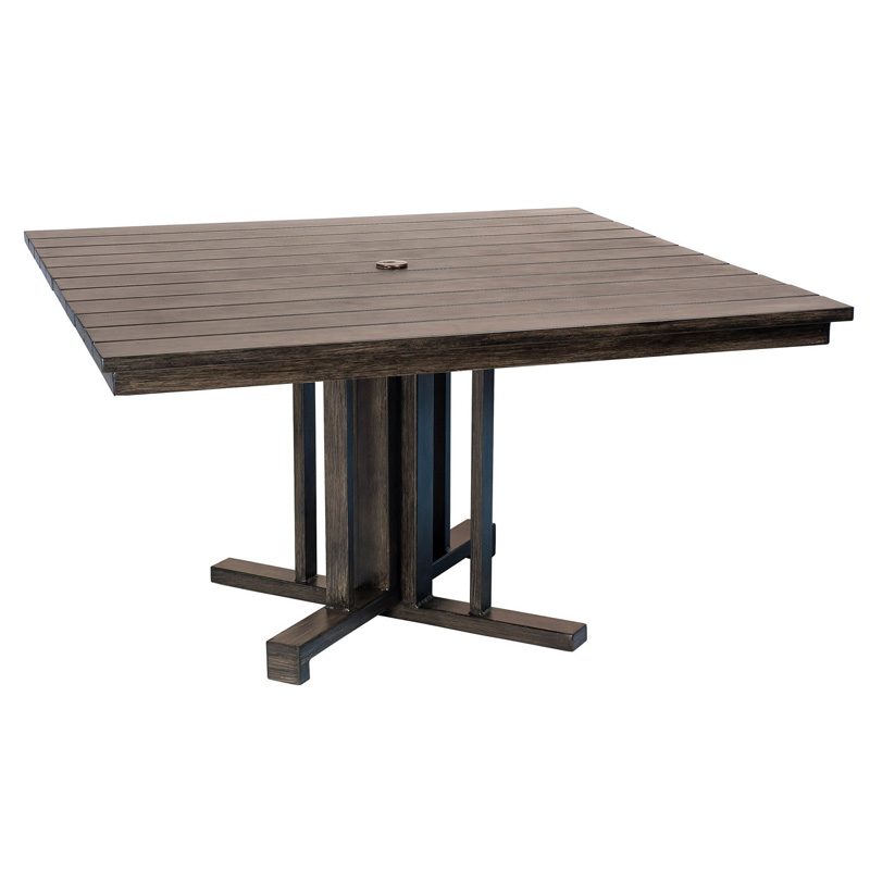 Woodard S592706 Augusta Woodlands 54 inch Square Dining Table