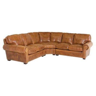 Classic Leather 3516-R - 3517-LAF | RAF  Kirby Sectional