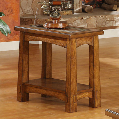 Riverside 2911 Craftsman Home Chairside Table