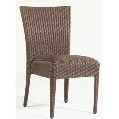 Woodard 593811 Montecito Padded Seat Dining Side Chair