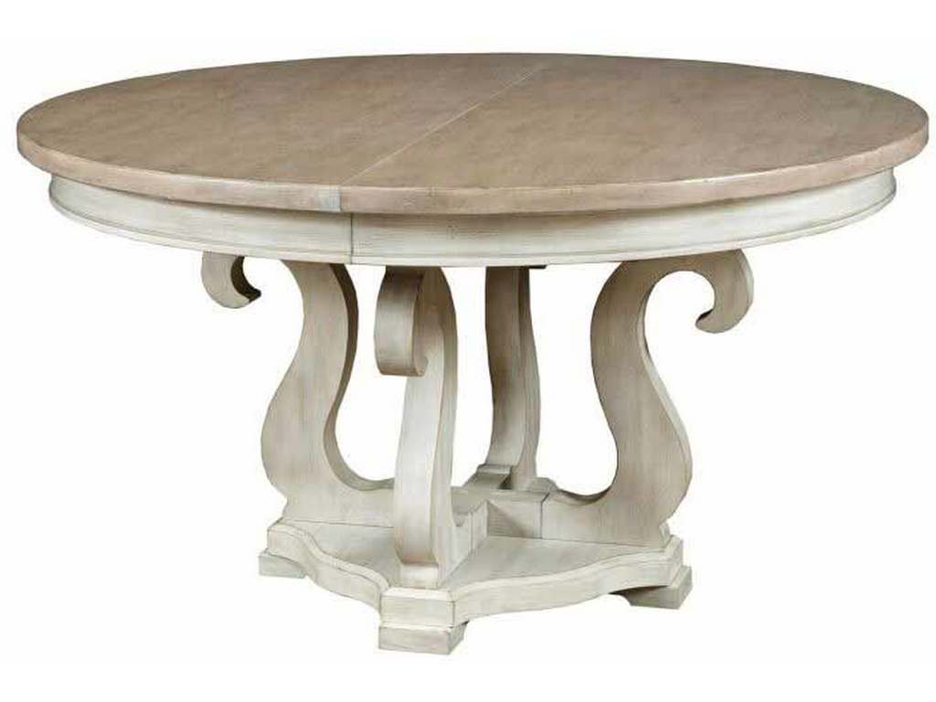 American Drew 750-701R Litchfield Sussex Round Dining Table Complete