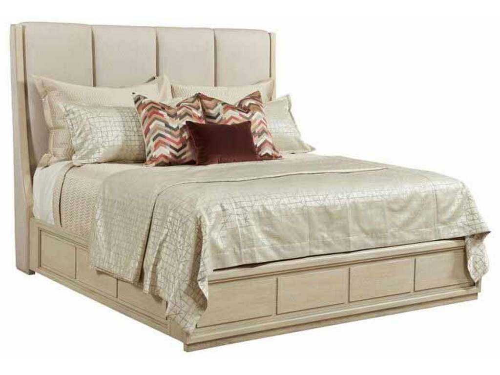 American Drew 923-316R Lenox Siena King Upholstered Bed Complete