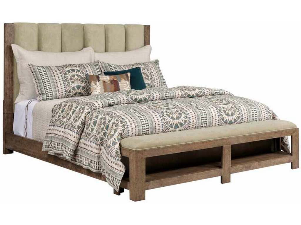American Drew 010-336R Skyline Meadowood Upholstered King Bed Complete