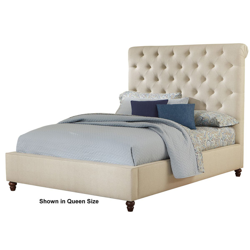 Artisan And Post 154 663 Hamptons, Rolled Upholstered Headboard