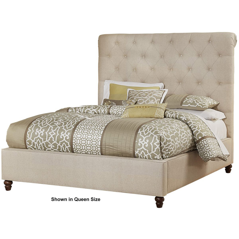 Artisan And Post 156 663 Hamptons, Rolled Upholstered Headboard