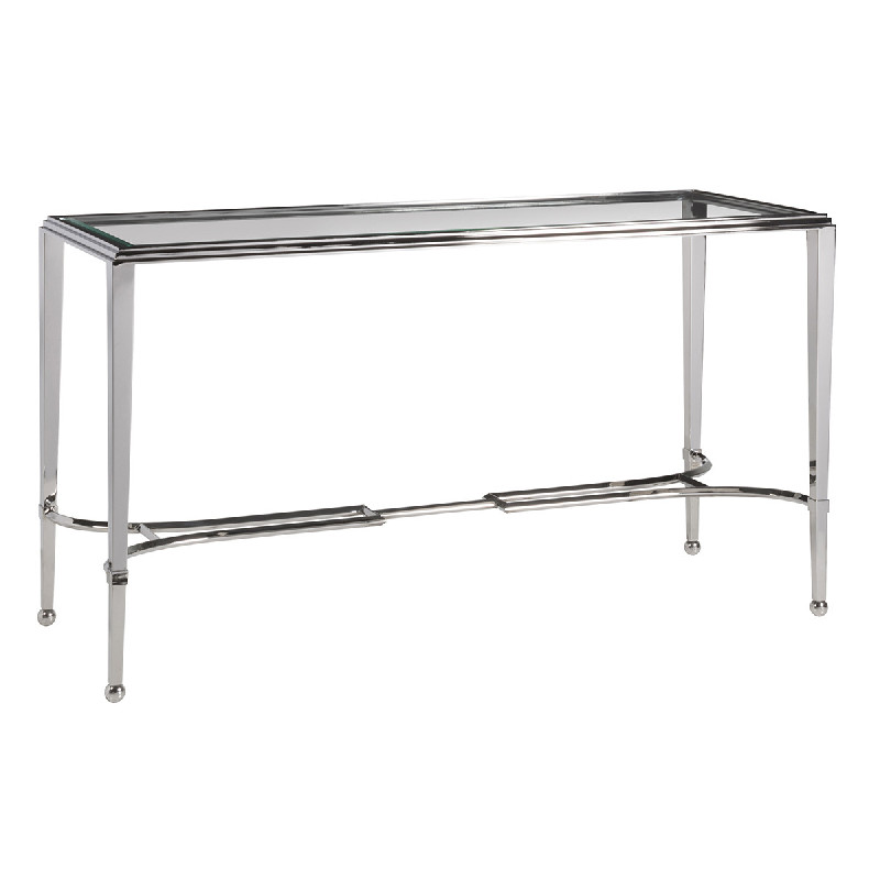 Artistica Home 2111-966 Ss Sangiovese Console with Glass Top