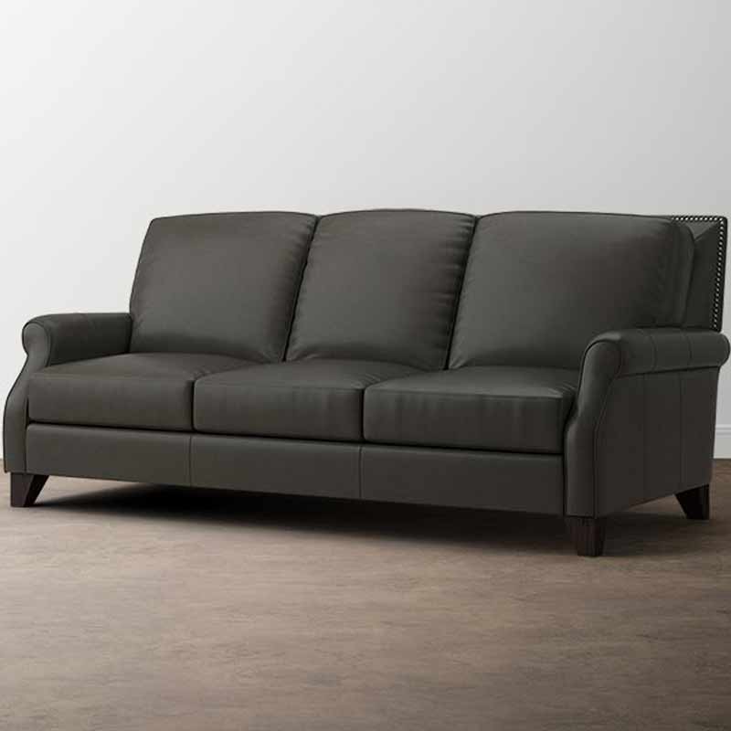 Bassett 3971 62g Greyson Sofa, Greyson Leather Sofa