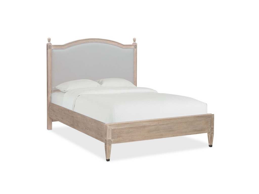 Bassett 2511-K153L Charlotte Upholstered Bed with Low Footboard