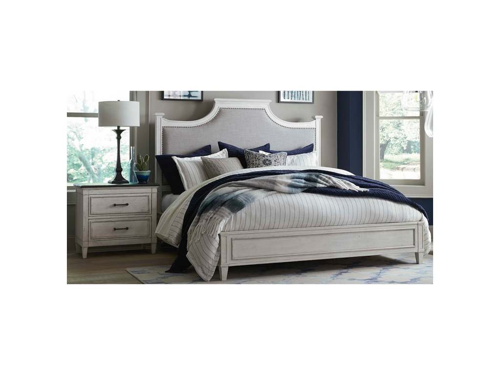 Bassett 2572-K163 Bella King Upholstered Bed