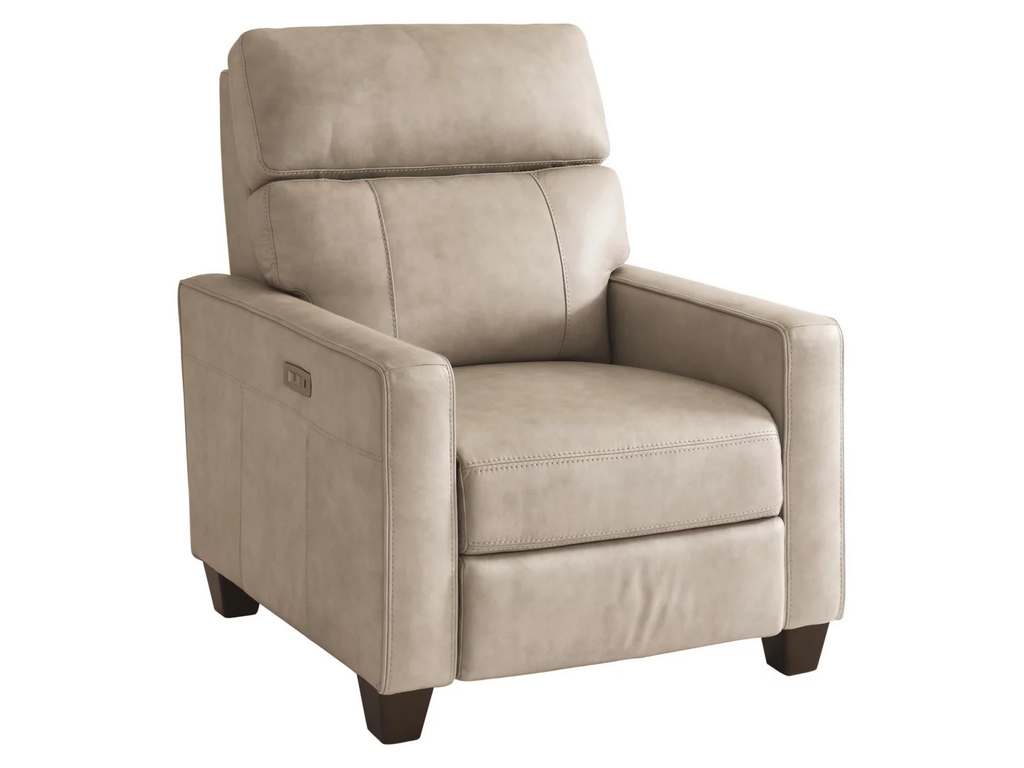 Club Level By Bassett 3742-P0A Tompkins Leather Recliner